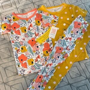 Floral and Polka Dot Kids Pajamas